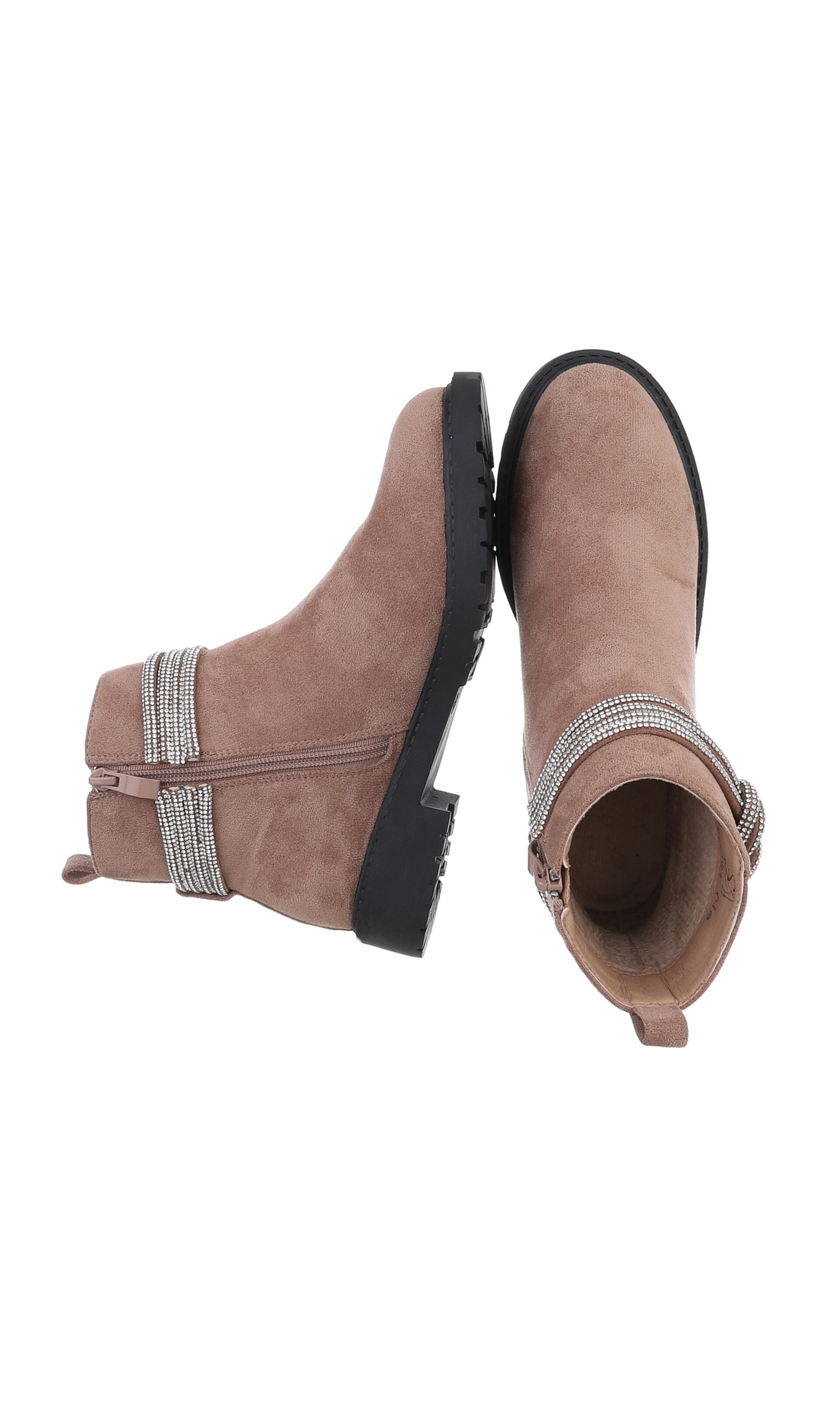 Ital-Design Stiefelette in Braun