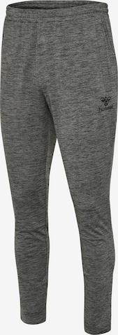 Hummel Tapered Pants in Grey: front