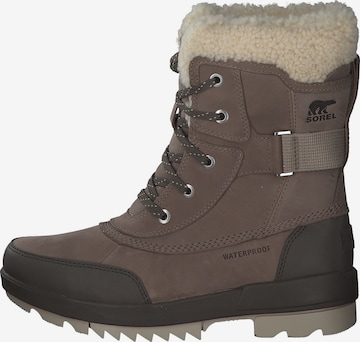 SOREL Lace-Up Ankle Boots 'Torino II' in Brown