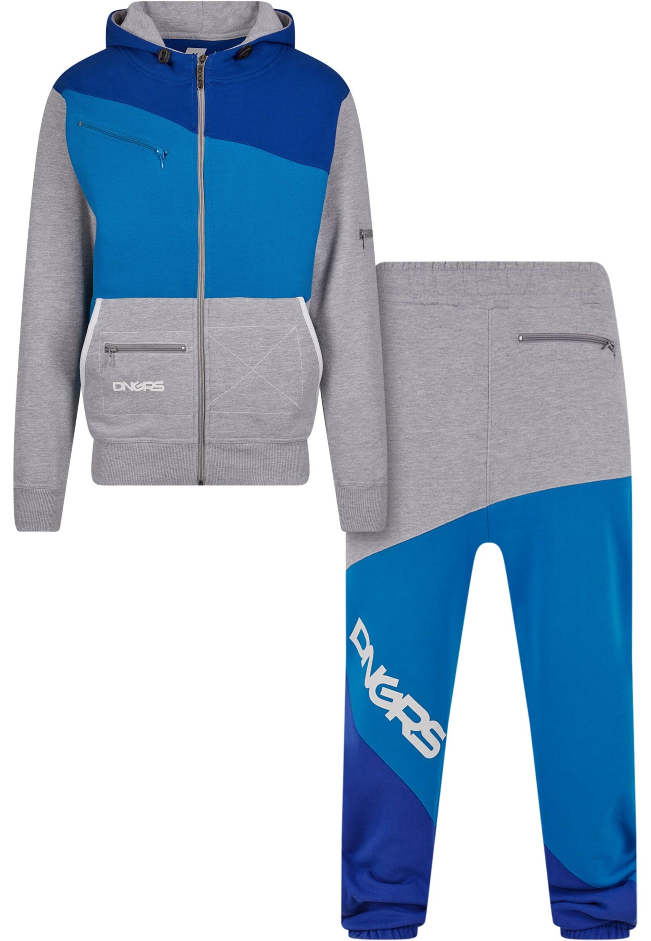 Dangerous DNGRS Sweat suit in Grey: front