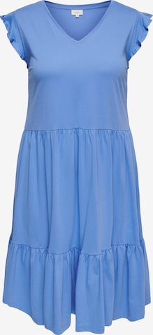 ONLY Carmakoma Letné šaty 'CARMAY' - Modrá: predná strana