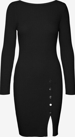 VERO MODA Knitted dress 'ABA' in Black: front