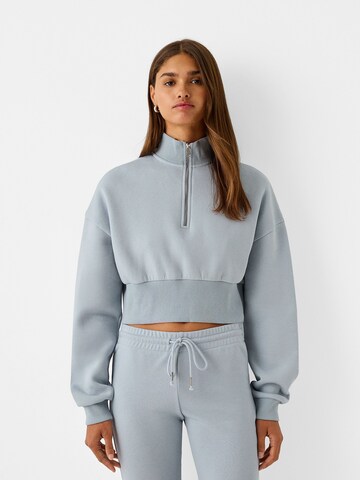 Felpa di Bershka in blu: frontale