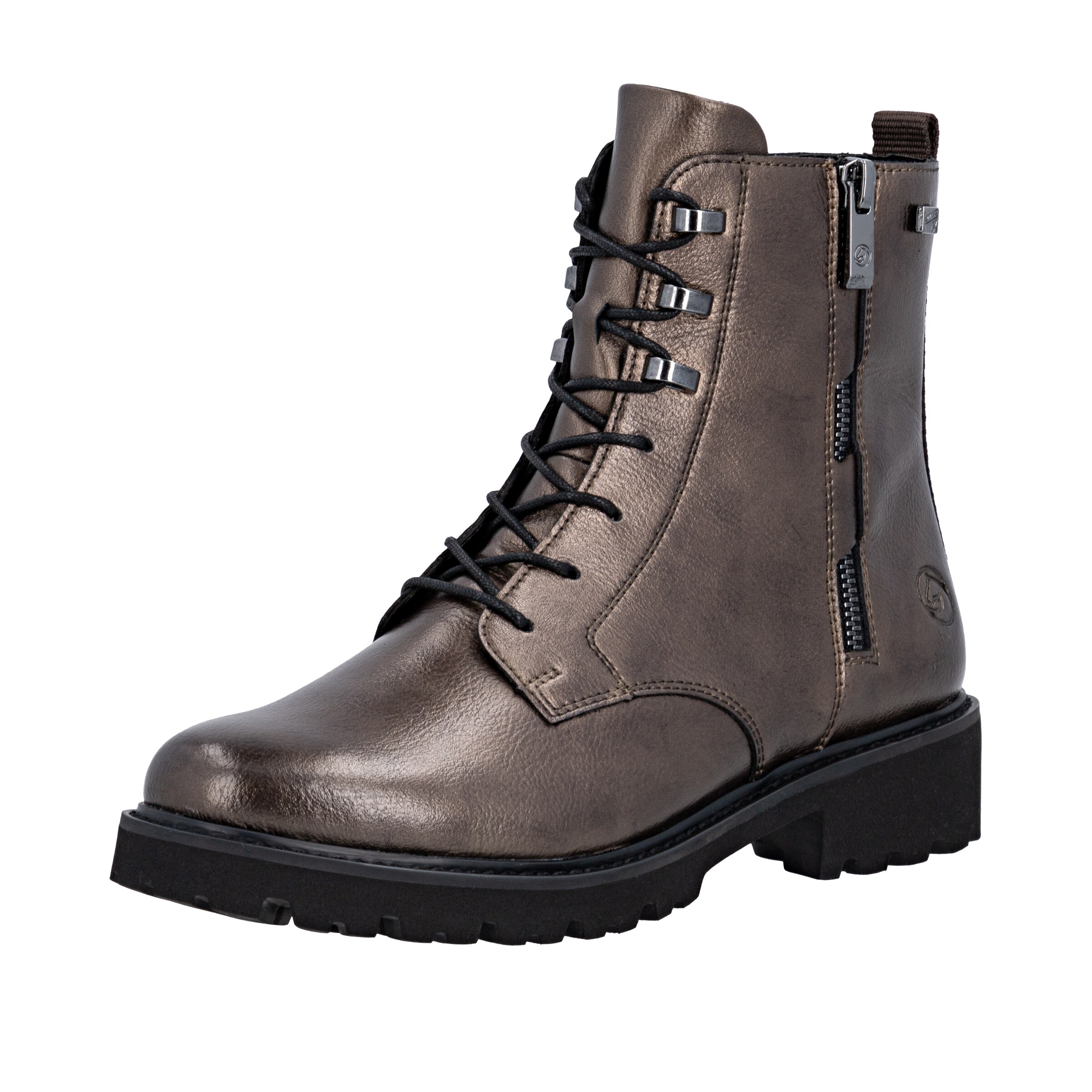 Bottines à lacets ' D8656 ' REMONTE en marron : devant