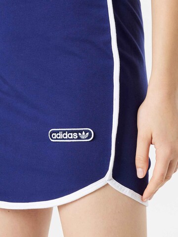 Gonna 'Mini With Binding Details' di ADIDAS ORIGINALS in blu