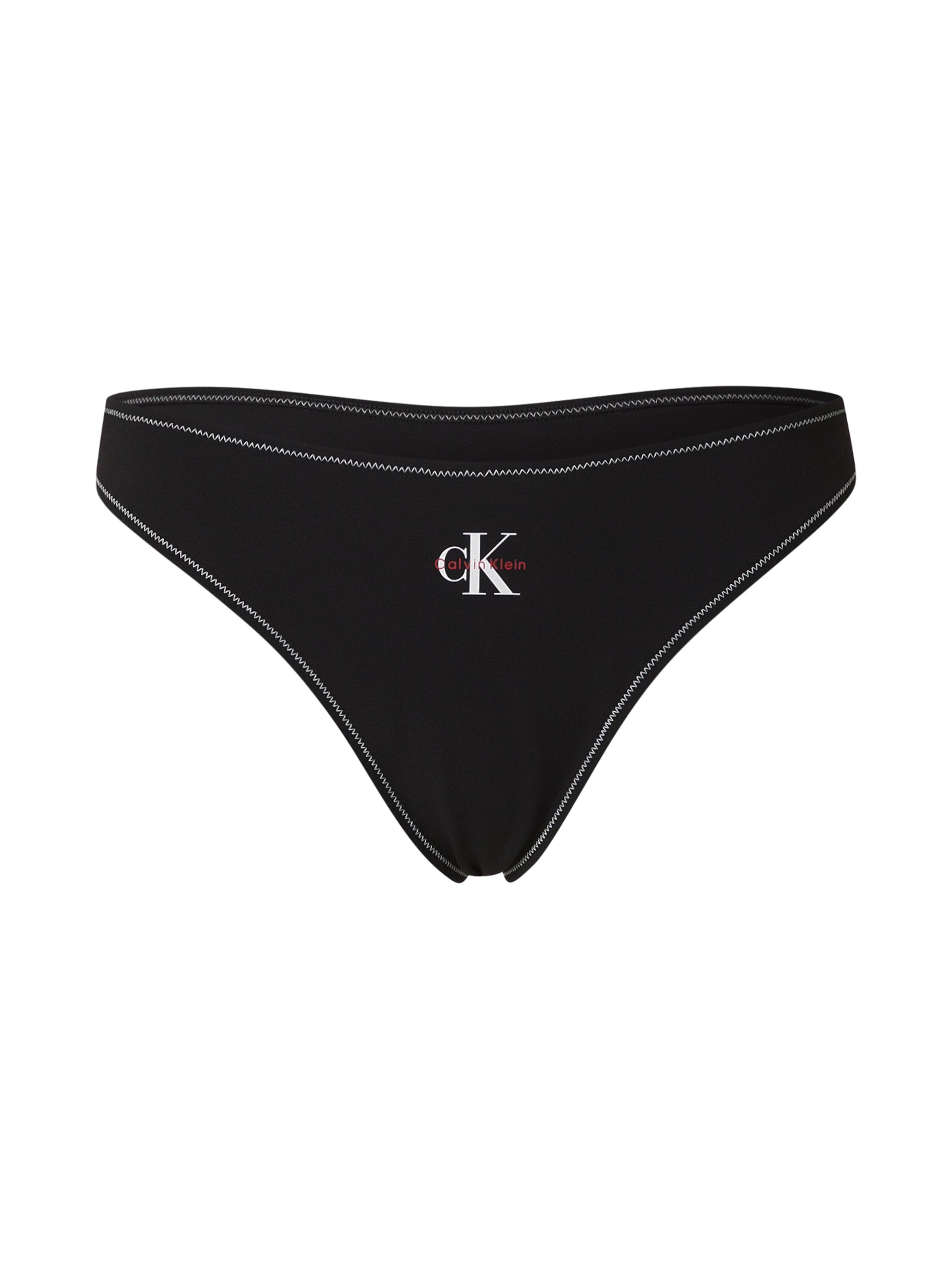 Bas de bikini Calvin Klein Swimwear en noir : devant