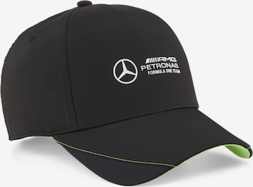 PUMA Sportmuts 'Mercedes-AMG Petronas Motorsport' in Zwart: voorkant