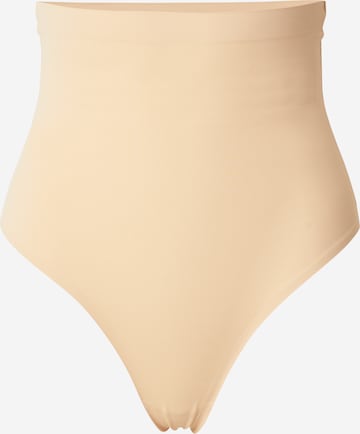 Slip scultant Bye Bra en beige : devant