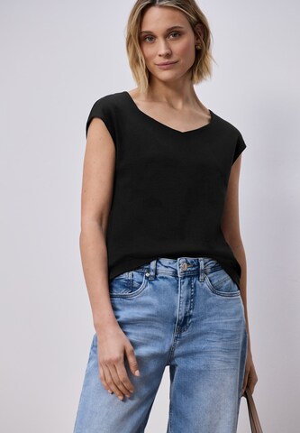 STREET ONE shirt in Schwarz