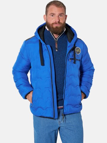 Jan Vanderstorm Between-Season Jacket 'Sarolf' in Blue