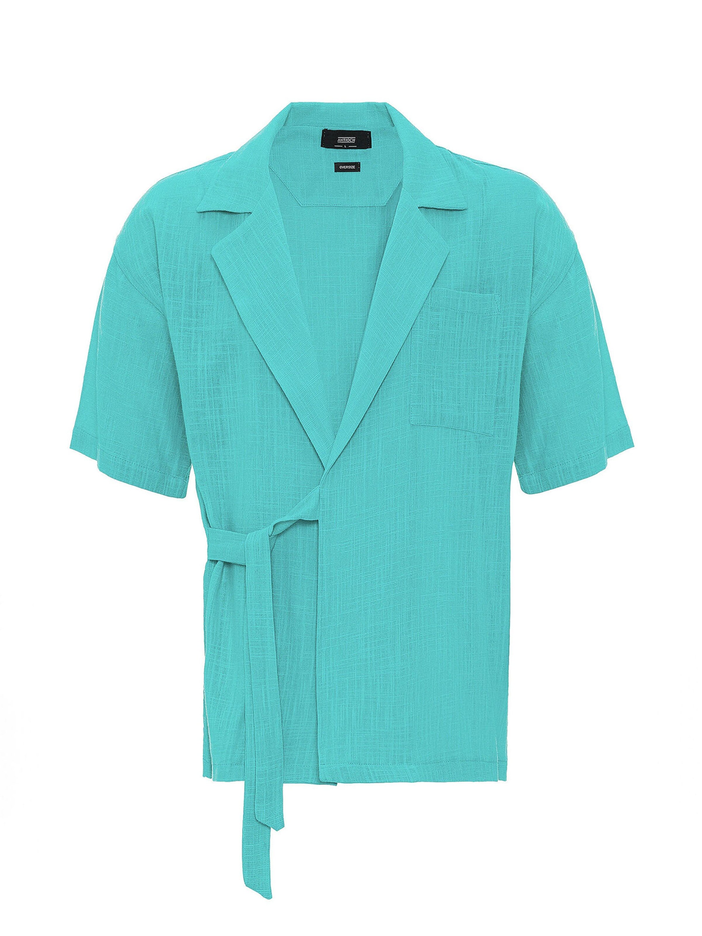 Antioch Shirt in Blau: Vorderseite