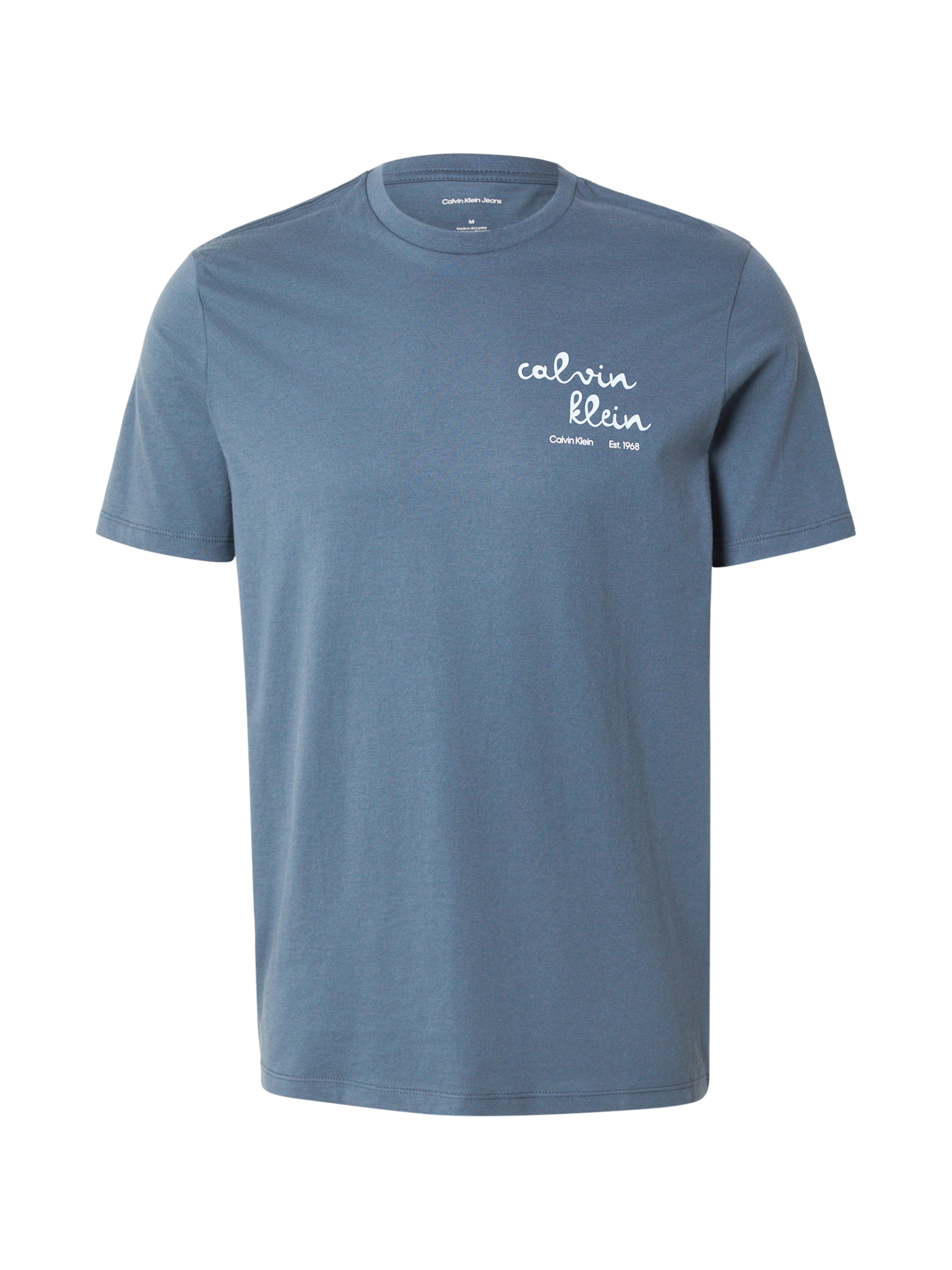 Calvin Klein Jeans Μπλουζάκι σε μπλε: μπροστά