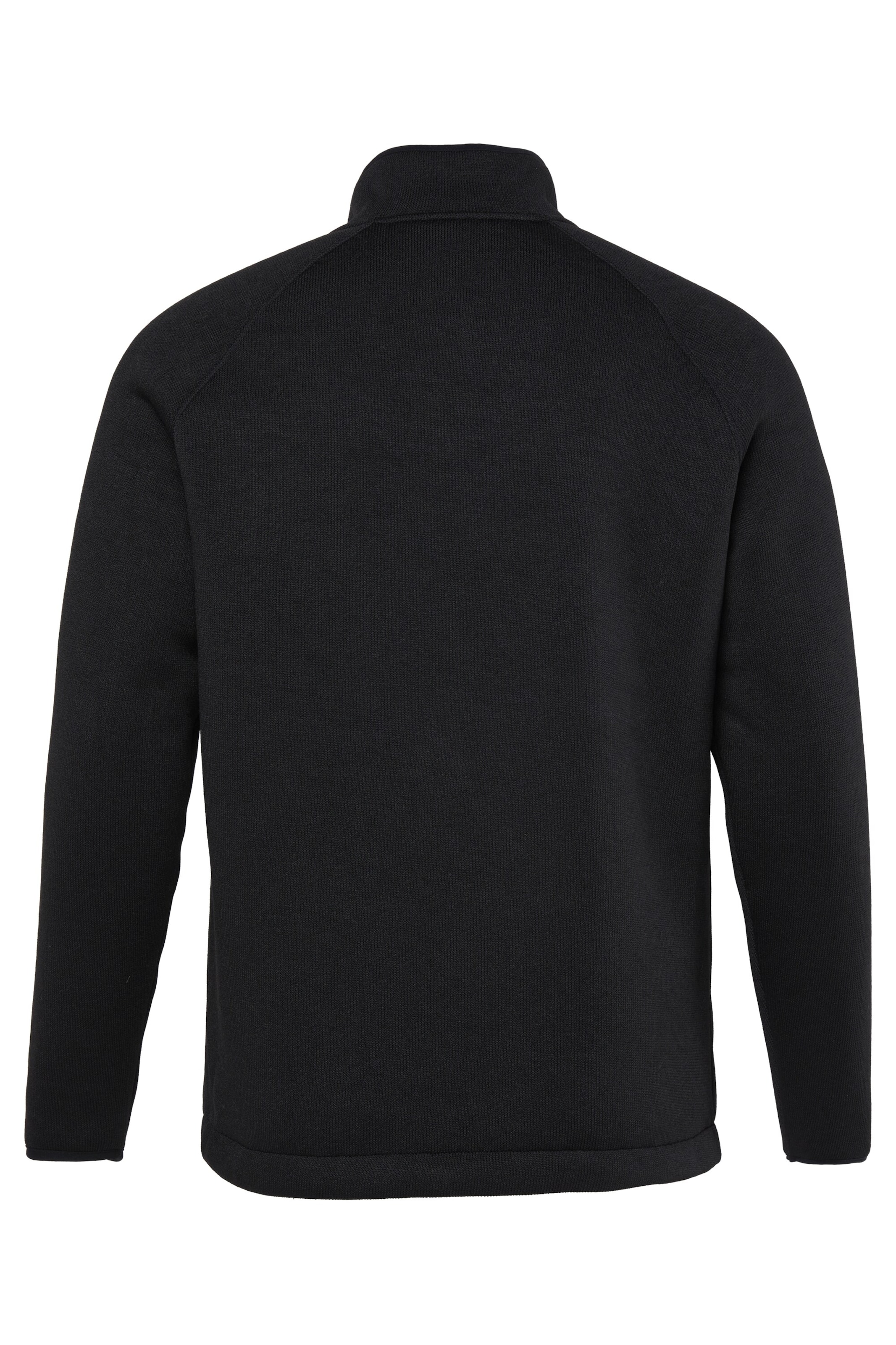 JP1880 Fleecejacke in Schwarz