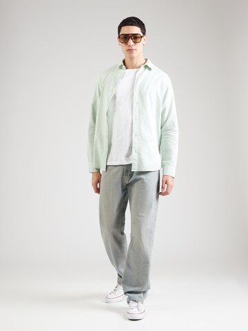 JACK & JONES Slim fit Koszula 'JJEBreeze' w kolorze zielony