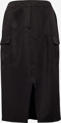 Vero Moda Curve Rok 'SIKKA' in Zwart: voorkant