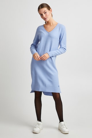 Oxmo Knitted dress 'IDA' in Blue