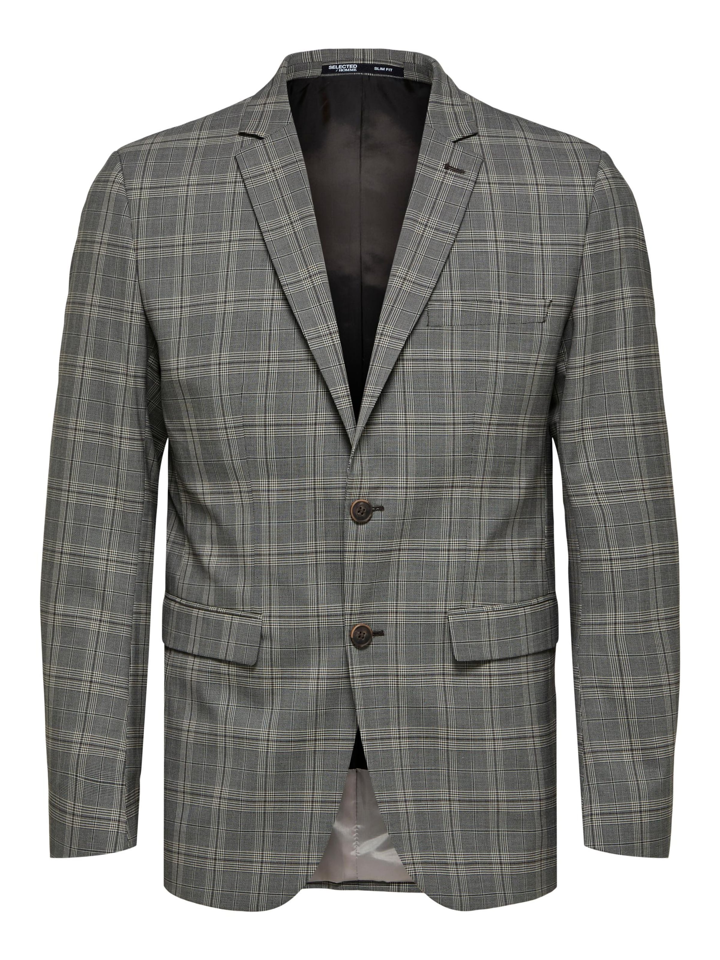 SELECTED Regular Fit Pikkutakki 'Logan' värissä ruskea: etupuoli