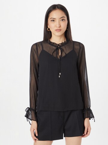 ABOUT YOU Bluse 'Thalisa' (GRS) in Schwarz: Vorderseite