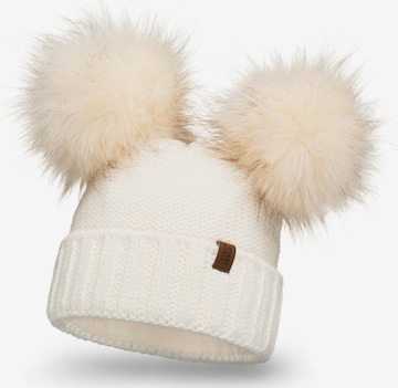 Vivisence Beanie '70106' in Beige: front