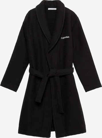 Calvin Klein Underwear - Roupão de banho em preto: frente