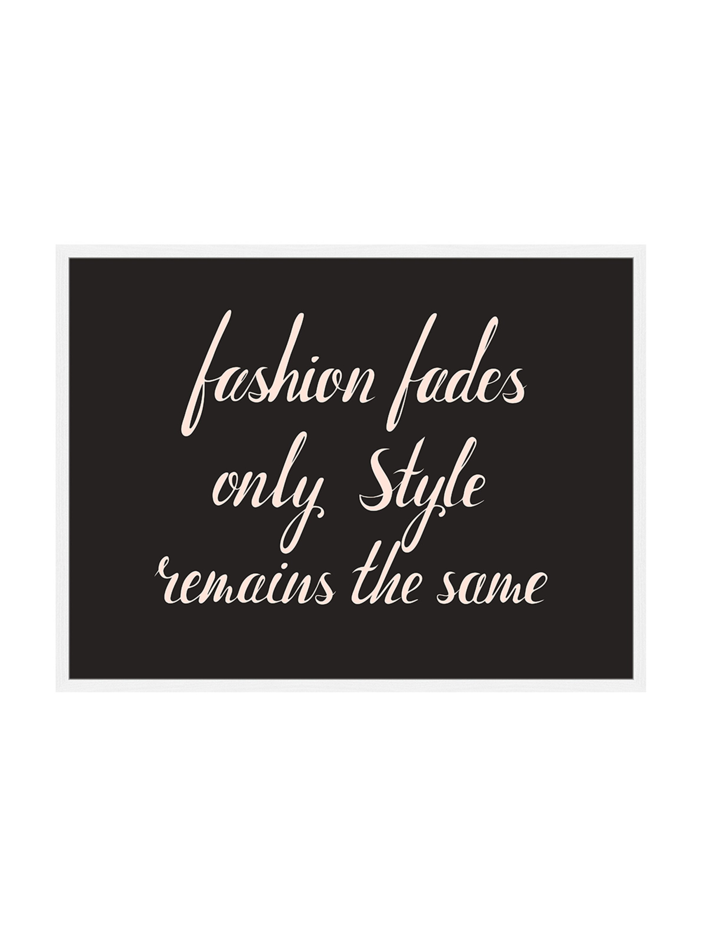 Liv Corday Wandschmuck in Weiß: Vorderseite