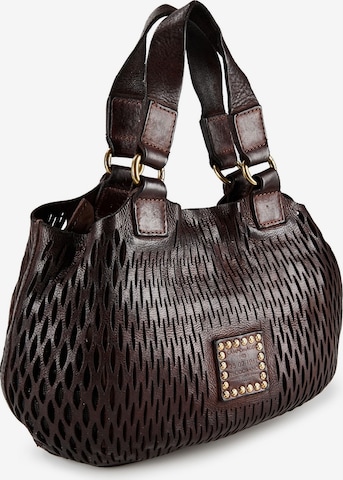 Borsa a tracolla 'Cosima' di Campomaggi in marrone: frontale