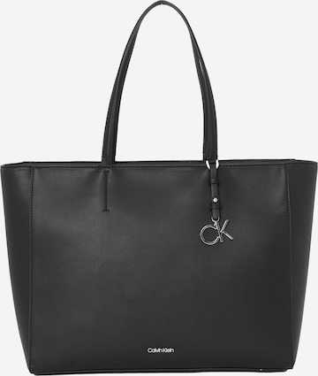 Calvin Klein Nákupní taška – černá: přední strana