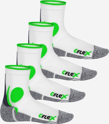 cflex Sportsocken in Grün: Vorderseite