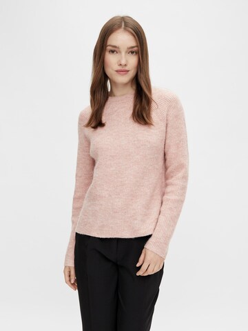 Pull-over 'Ellen' PIECES en rose : devant