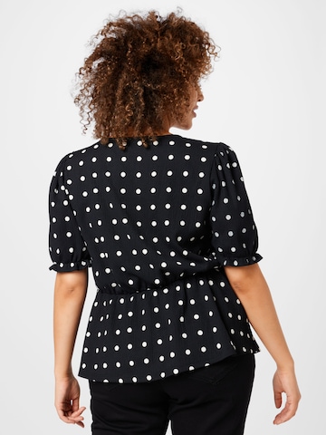 Bluză de la Dorothy Perkins Curve pe negru