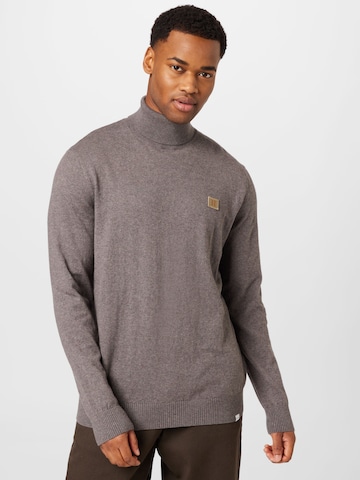 Les Deux Sweater 'Edward' in Brown: front