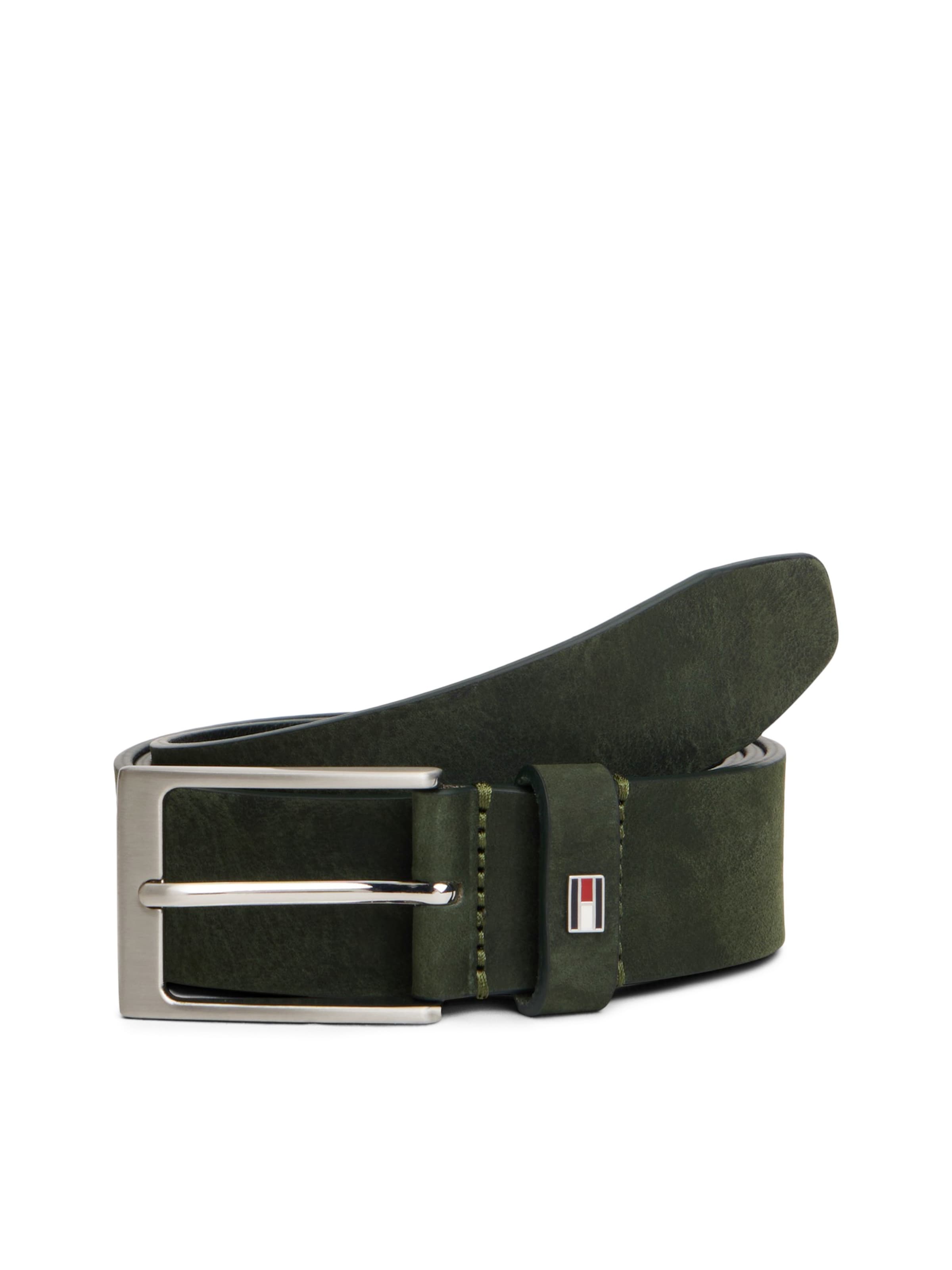 žalia TOMMY HILFIGER Diržas 'LAYTON': priekis