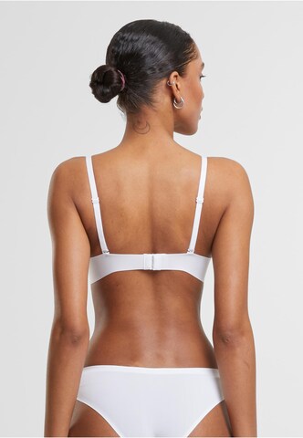 Sutien de tricou Sutien de la Urban Classics pe alb