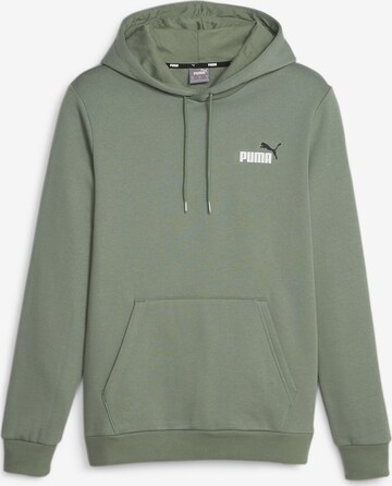 PUMA - Sweatshirt de desporto 'Essentials+' em verde: frente