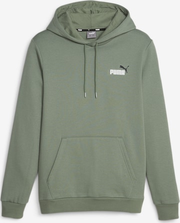 PUMA Sport sweatshirt 'Essentials+' i grön: framsida