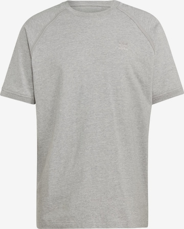 T-Shirt 'Essentials+ Trefoil' ADIDAS ORIGINALS en gris : devant