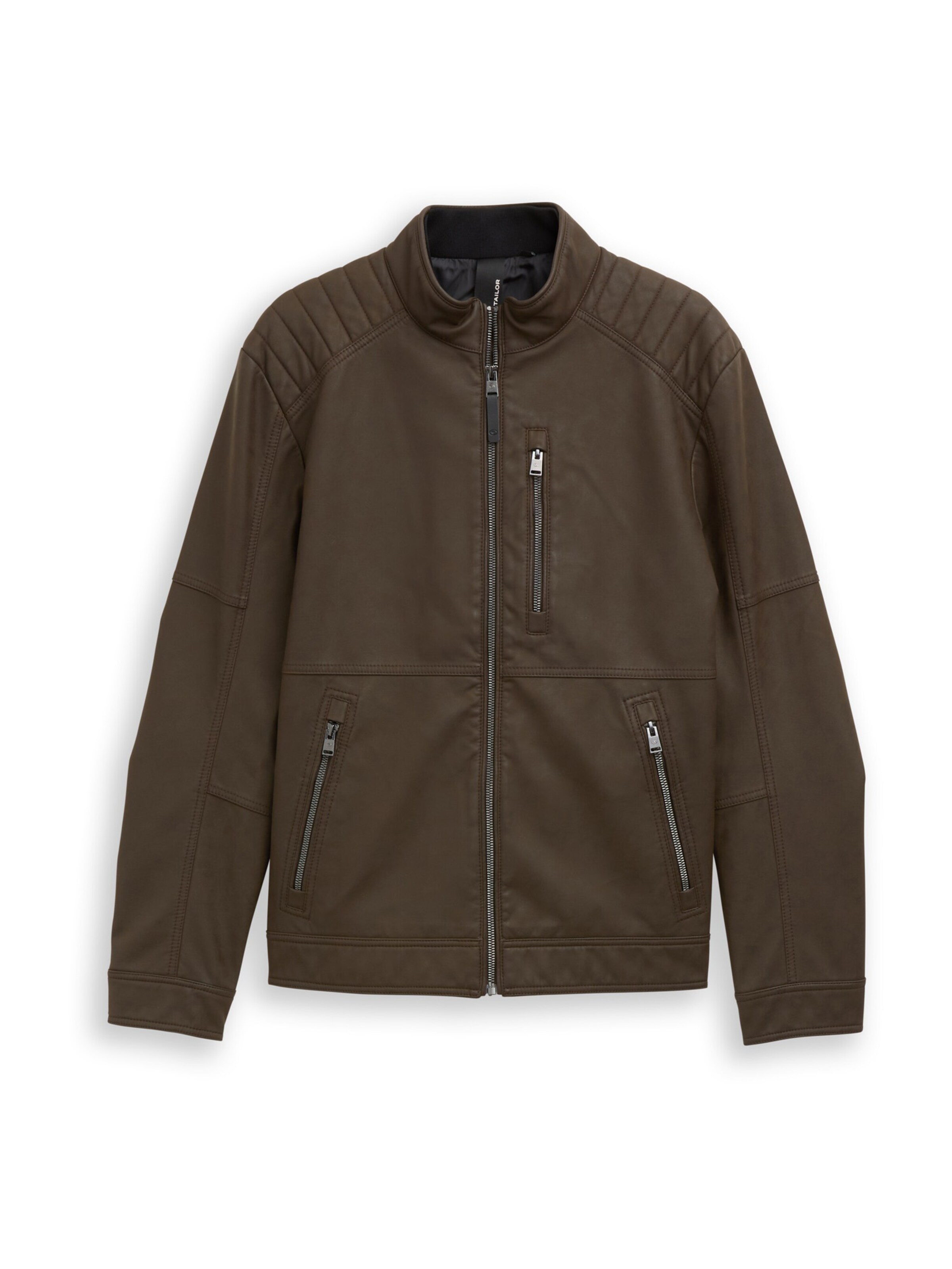 Veste mi-saison TOM TAILOR en marron : devant