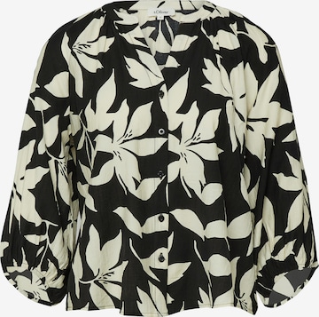 s.Oliver Blouse in Zwart: voorkant