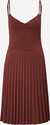 ABOUT YOU Dress 'Senta' in Brown: front