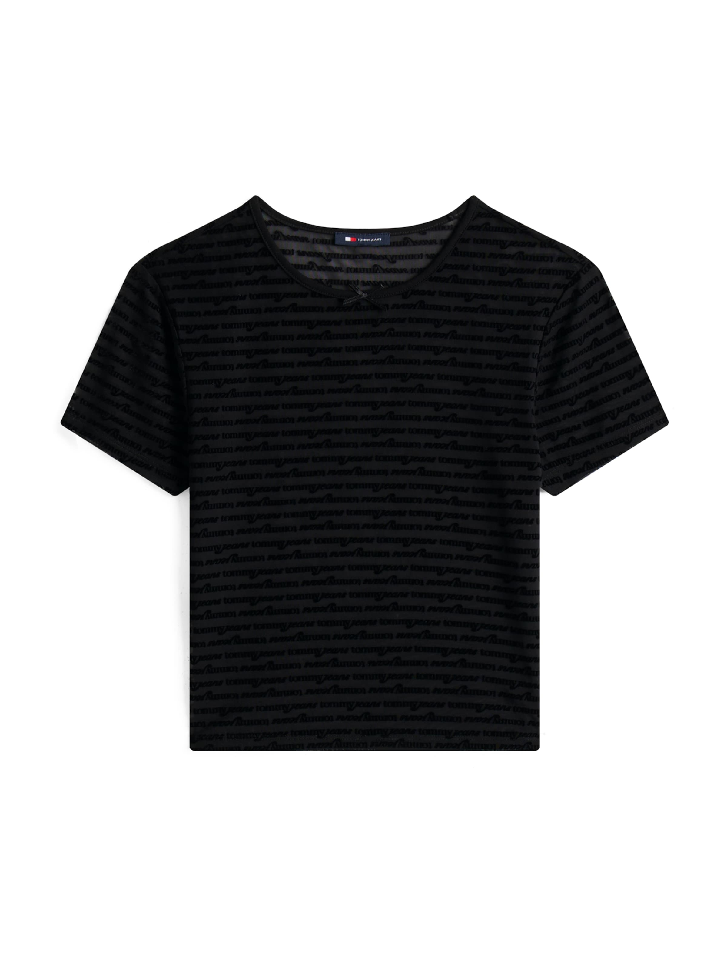 Tommy Jeans Shirt in Black: front