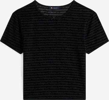 T-shirt Tommy Jeans en noir : devant