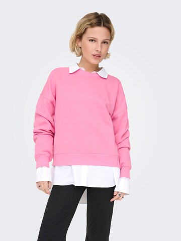 ONLY Tréning póló 'ONLBEST' - rózsaszín: elől