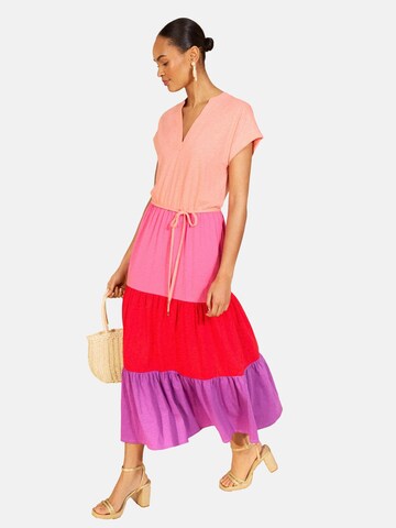 love & roses Рокля тип риза в пъстро: отпред