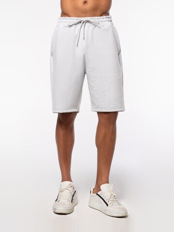 Loosefit Pantalon 'City' Eoselio en gris : devant