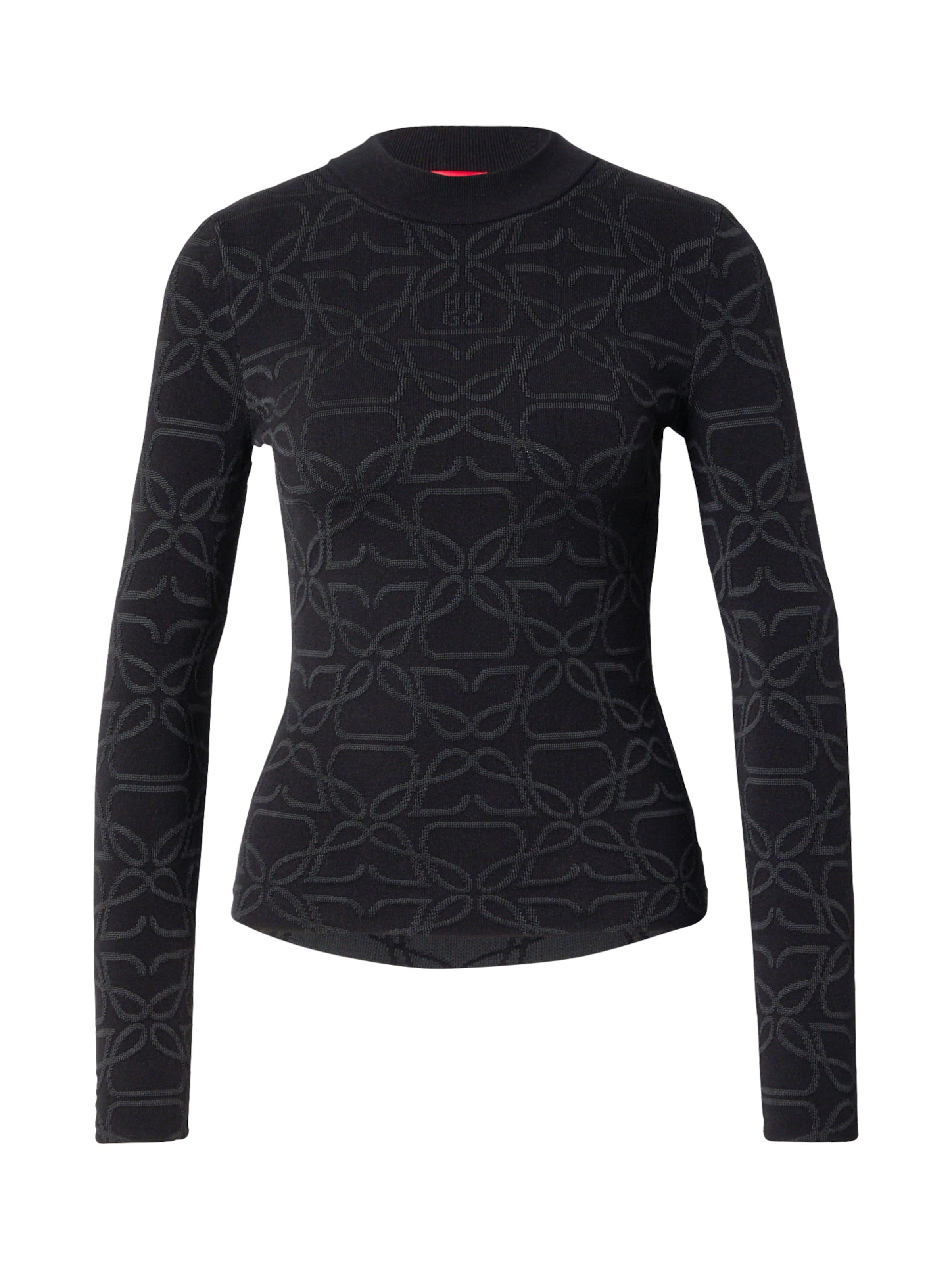 HUGO Свитер 'Satero' в Черный: спереди