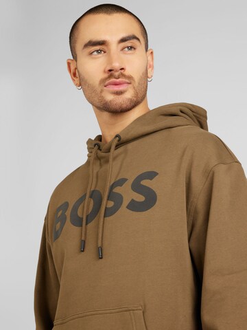 BOSS Sweatshirt i grøn