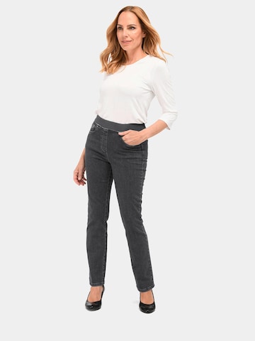 Goldner Regular Jeans 'Louisa' in Grau