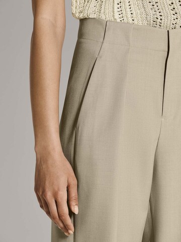 MADELEINE Wide leg Bandplooibroek in Bruin