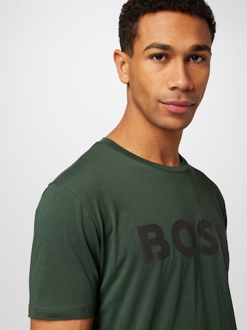 Maglietta 'Thinking 1' di BOSS Orange in verde