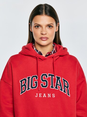 BIG STAR Sweatshirt 'Rubialissa' in Red